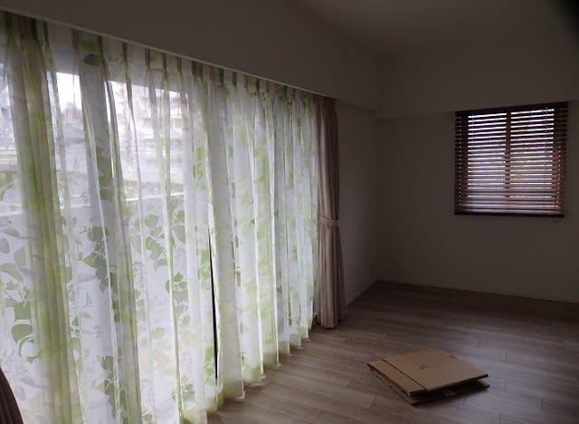 マンションのカーテンとウッドブラインド施工例 平川インテリアのブログ 埼玉県川口市