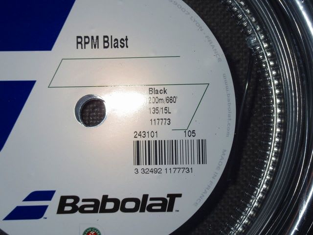 Babolat - 売切り！未使用 バボラ ブラスト17G/200m RPM Blastの+inforsante.fr