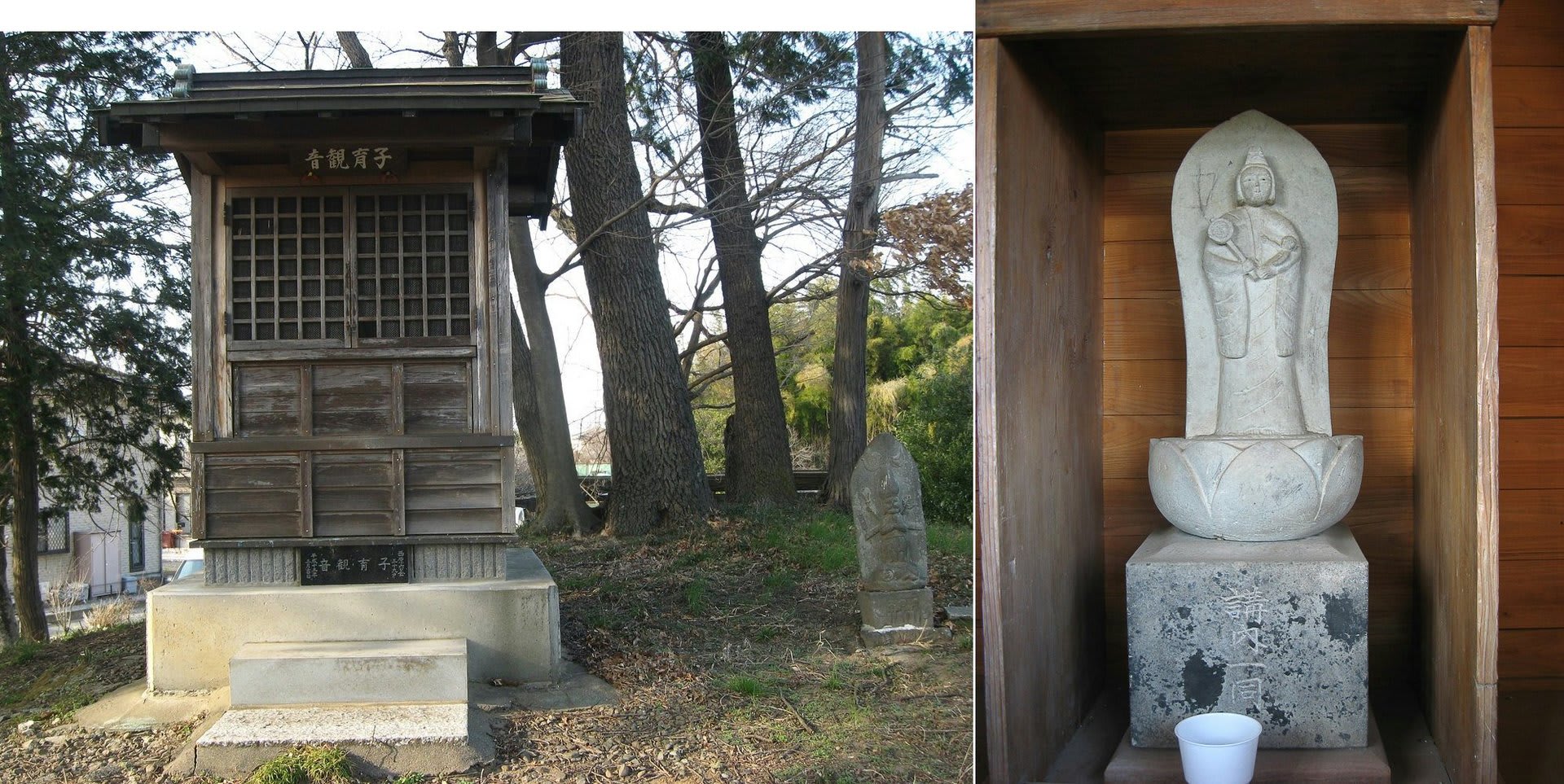 足利市羽刈町、観音山古墳群の青面金剛と馬頭観音碑 館林市周辺の庚申塔めぐり