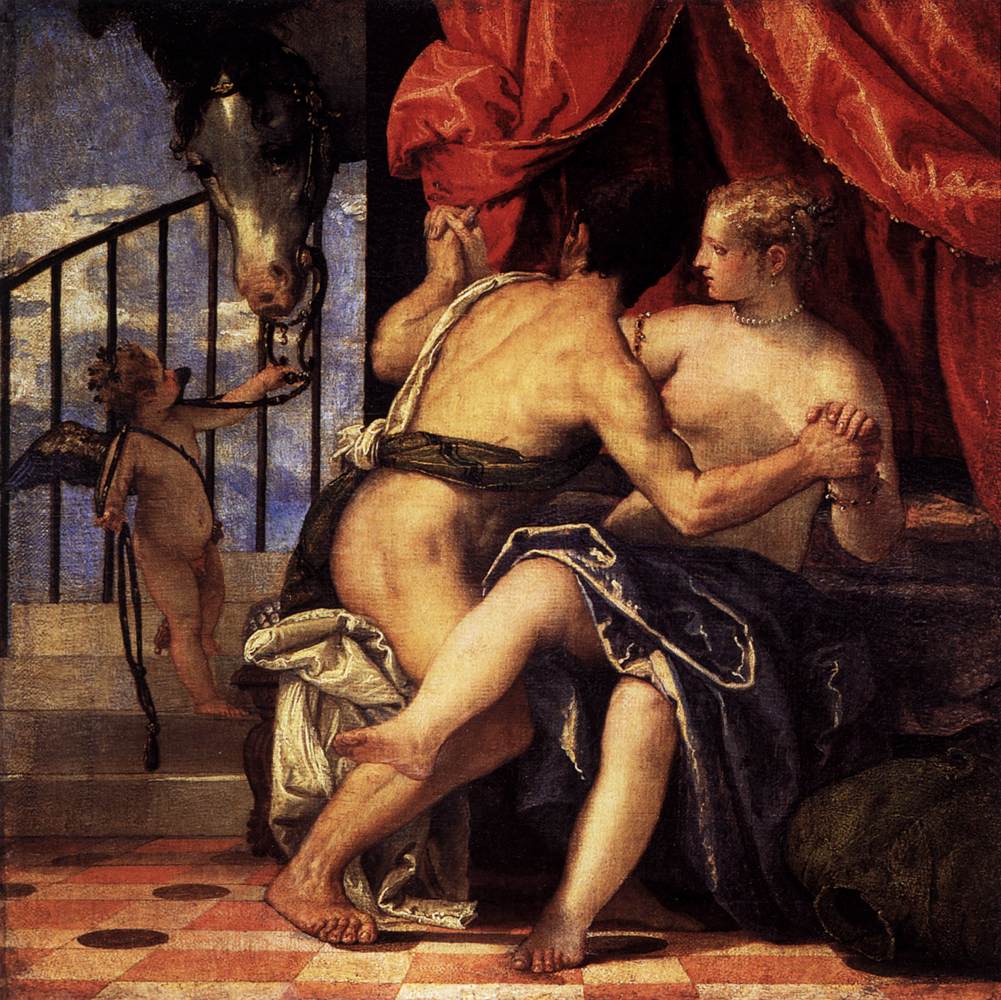 『マルスとヴィーナスの愛』Marte e Venere con Amore, 1575