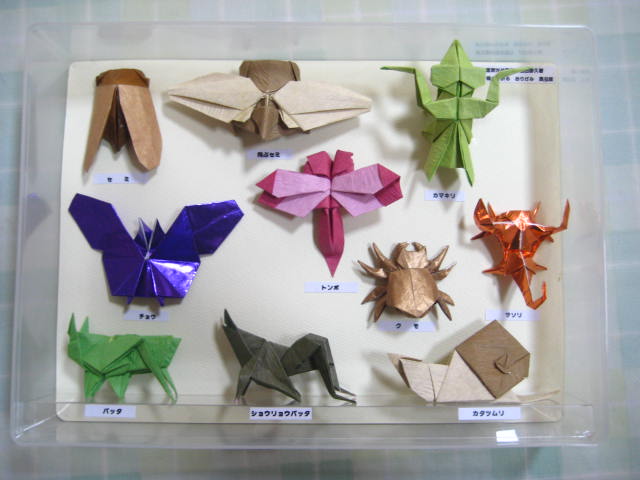 折り紙の昆虫標本 創作折り紙の折り方