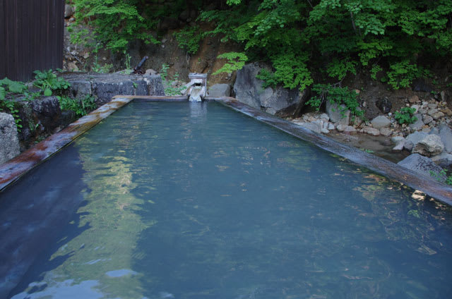 桧風呂 滑川温泉の桧風呂