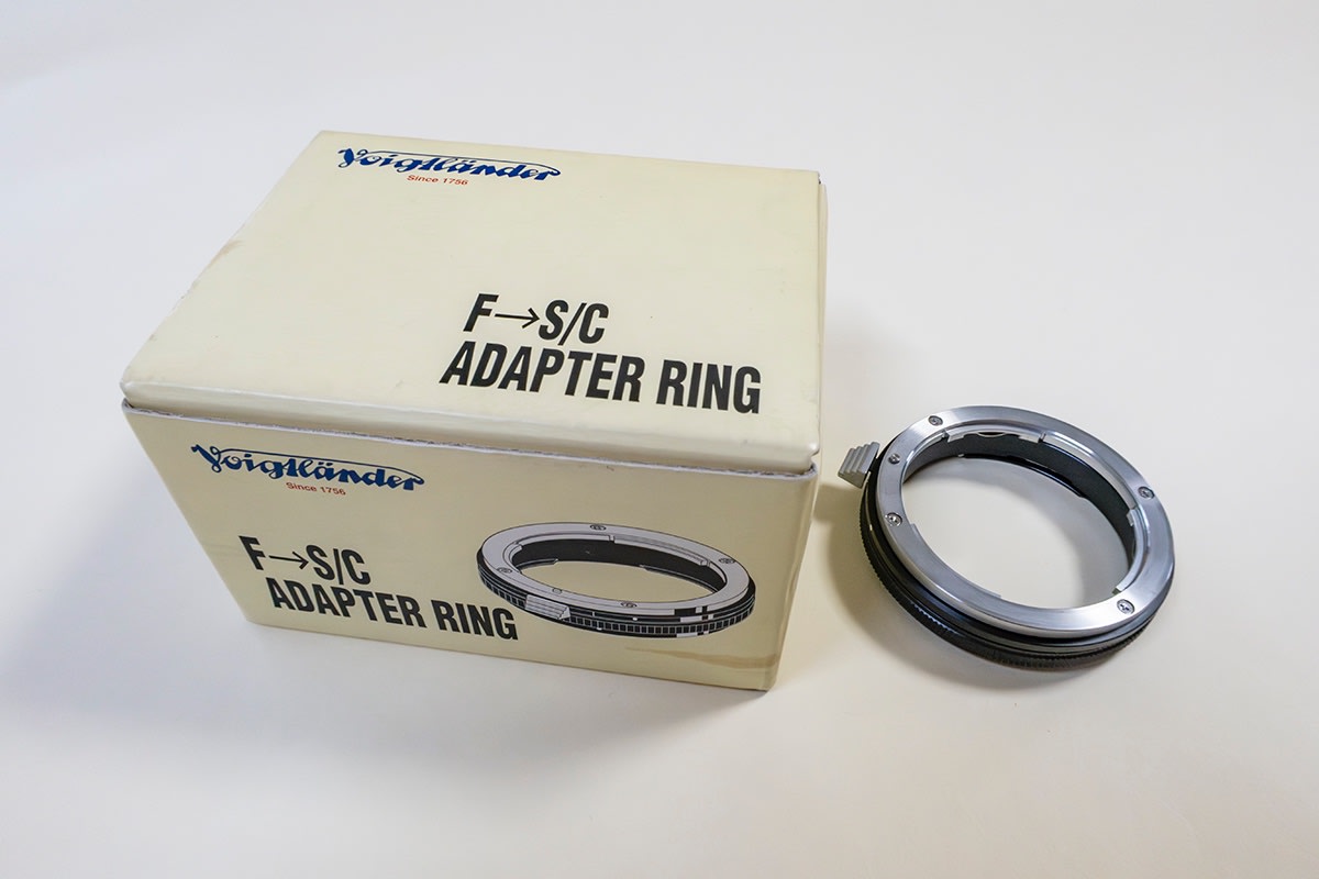 Voigtländer F→S/C Adapter Ring NIKKOR-O 2.1cm F4 プチ Voigtländer F→S/C Adapter Ring NIKKOR-O 2.1cm F4 プチ