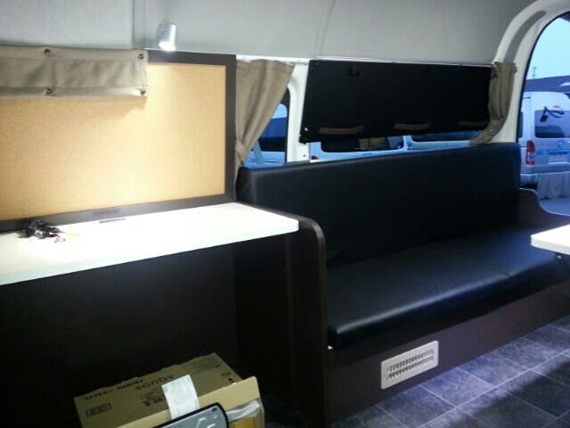 移動事務室車完成 鹿児島 キャンピングカー製作日記