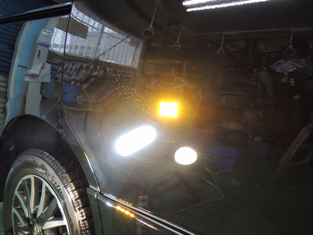 トヨタ ヴォクシー 2ブラック 板金修理からの再コーティング お車 のコーティング クリーニング 各種フィルム施工例 カービューティープロ札幌ドーム前