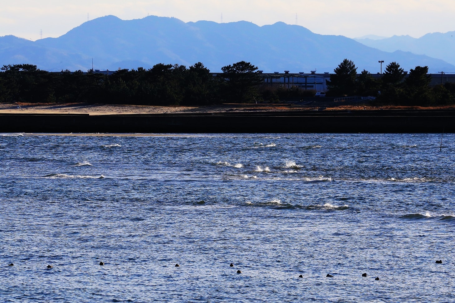 河口の風景 雲出川古川 風景写真春秋 河口の風景 雲出川古川 風景写真春秋