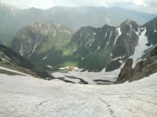 穂高岳山荘より！