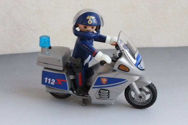 プレイモービル バイク 警察２台セット