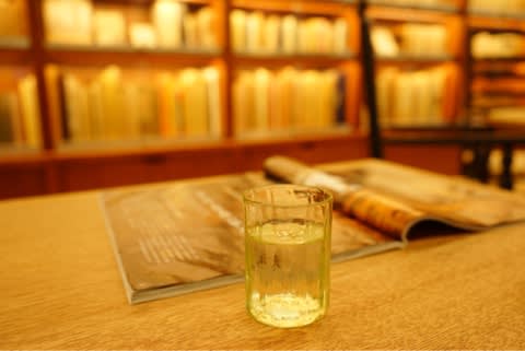いぐさガラス お冷グラス 語らい座大原本邸内カフェ ぐらすたtomo Glasswork 倉敷 体験 講座 いぐさガラス お冷グラス 語らい座大原本邸内カフェ ぐらすたtomo Glasswork 倉敷 体験 講座