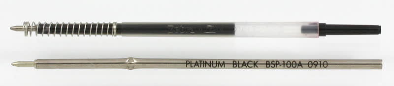 ZEBRA L芯 ボールペンリフィル と PLATINUMのBSP-100A - ものぐさ 