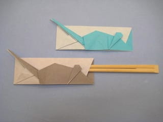 干支 ねずみ の箸袋おりがみ4 創作折り紙の折り方