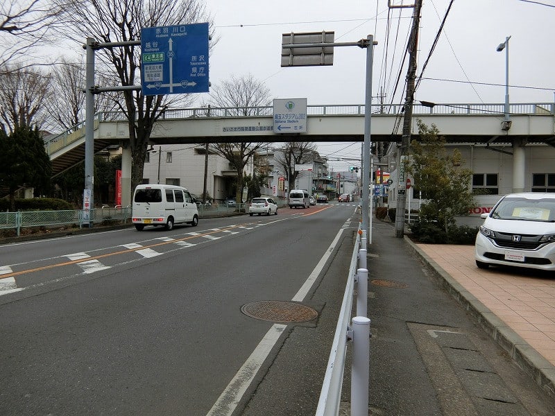 駒場運動公園入口から北浦和駅まで 咲いた万歩 駒場運動公園入口から北浦和駅まで 咲いた万歩