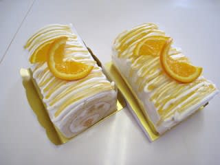 オレンジロールケーキ Petits プティ パン屋日記