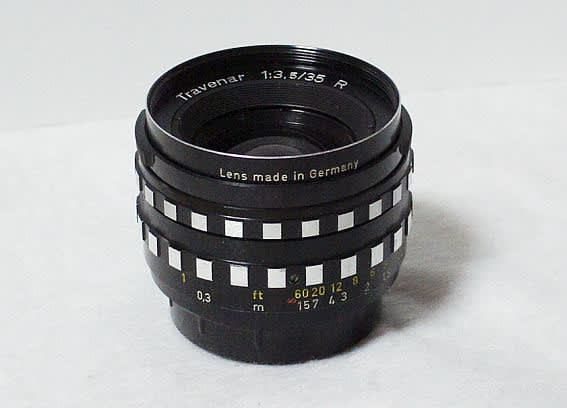 ゼブラ柄の小粋な広角 A.Schacht Ulm Travenar 35mm F3.5R - 迷