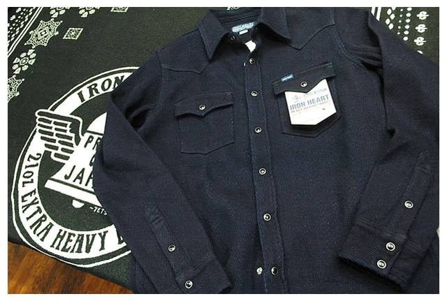 Iron Heart】kersey, moleskin western shirt - MotoGuzzi & Supplies 
