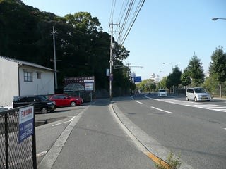 牛田山のイノシシ 広島市東区牛田東 街の風景
