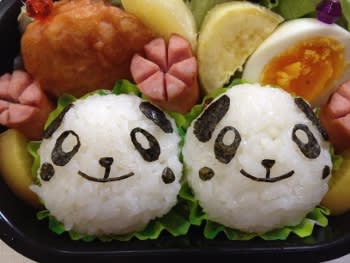 子供のお弁当 パンダちゃん 大量のオタマジャクシが流れてきよった Kokoheartのささやかな一日