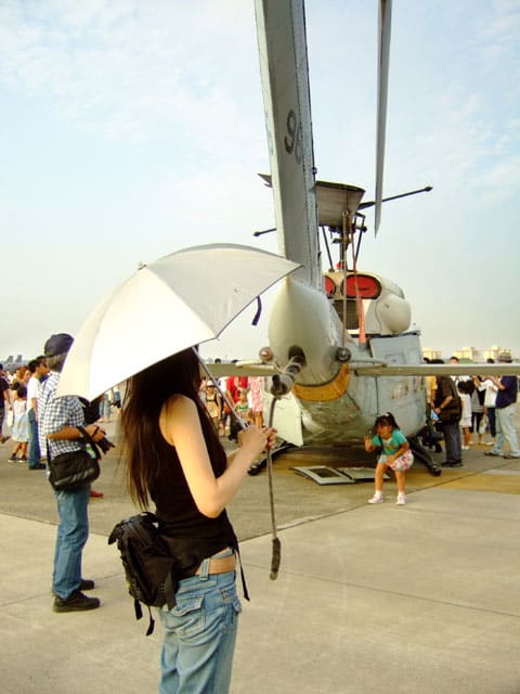 画像を等倍で表示します 横田基地友好祭