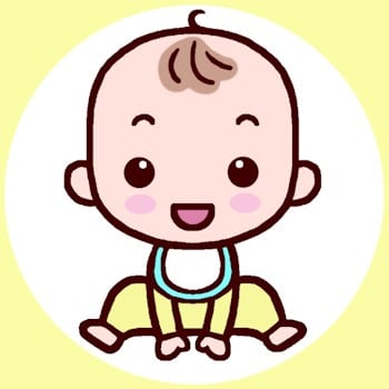 赤ちゃん1 人物 ツイッターアイコン みさきのイラスト素材 素材屋イラストブログ