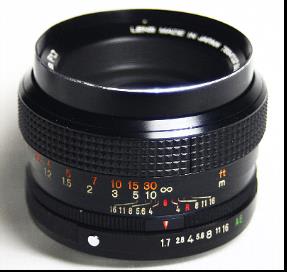 【美品】ヘキサノンＡＲ５０ｍｍＦ１.７後期５群６枚【銘玉】【試写済】