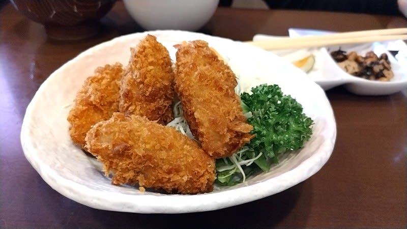 どんや宝:カキフライ定食