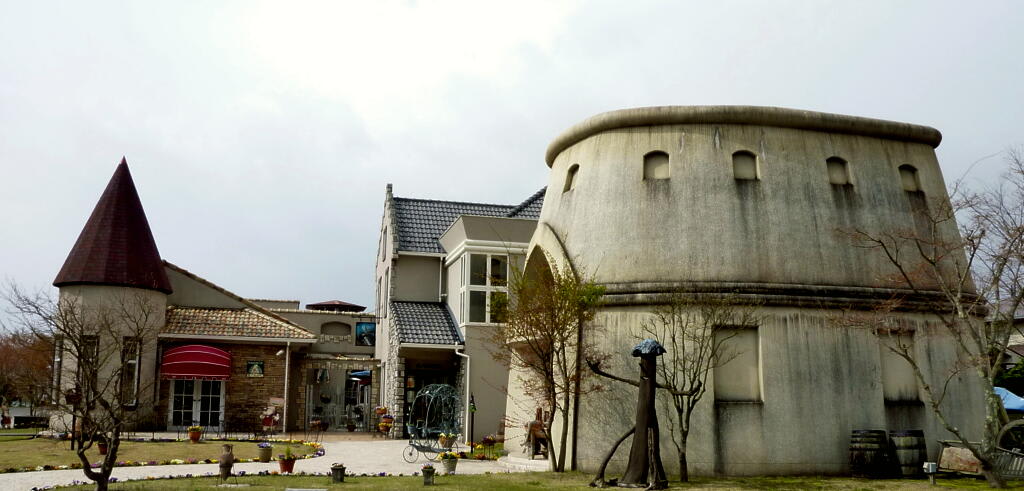 河口湖の美術館の画像