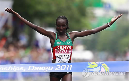 11年 第13回世界陸上選手権大会女子マラソン 韓国大邱 テグ エドナ キプラガト ケニア 優勝 Jandy S Blog Ver 1 0
