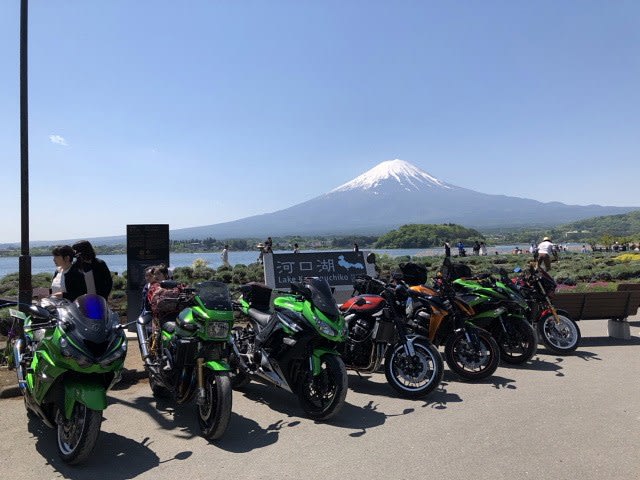 富士五湖 Gw富士ツーリング１ 忍者ツーリングなう