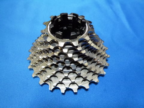 軽量な折り畳み自転車 カンパニョーロ レコード TITANIUM 9S | www