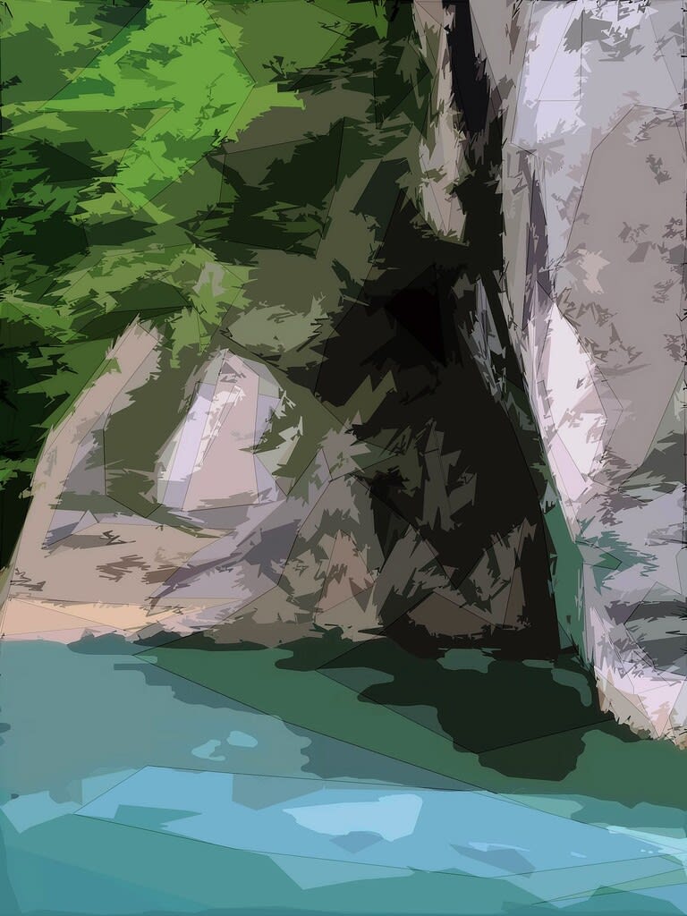 百名山 阿寒岳・斜里岳・大雪山・羅臼岳・利尻岳 Digital 版画 - 信州安曇野Web美術館・・Digitalのニューアートへご招待