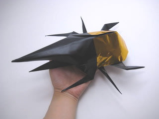 おりがみのヘラクレスオオカブトムシ 創作折り紙の折り方