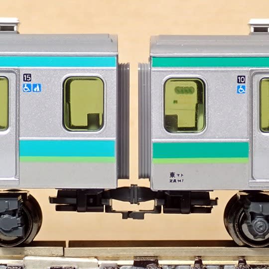 帯色がよりリアルに～KATO E231系「常磐線・上野東京ライン」の話 - Ｋ 