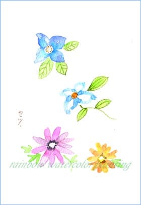 クーピーで 花を描いてみた おさんぽスケッチ にじいろアトリエ 水彩 色鉛筆イラスト スケッチ クーピーで 花を描いてみた おさんぽスケッチ にじいろアトリエ 水彩 色鉛筆イラスト スケッチ