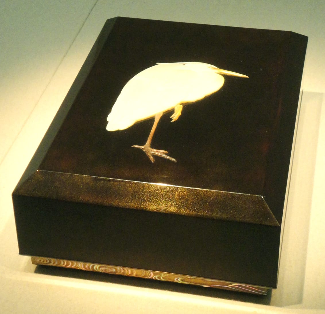 ミュージアム巡り MOMAT 螺鈿鷺之図漆箱 - 塩哲の空即是色
