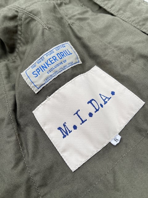 MIDA SPINKER DRILL BUSH JACKET DCホワイト MIDA SPINKER DRILL Bush Jacket – by CITRON