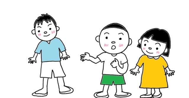 1課 さんですか だれですか 歳ですか スーザンの日本語教育 手描きイラスト
