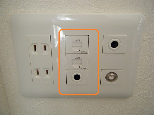 LAN用コンセント