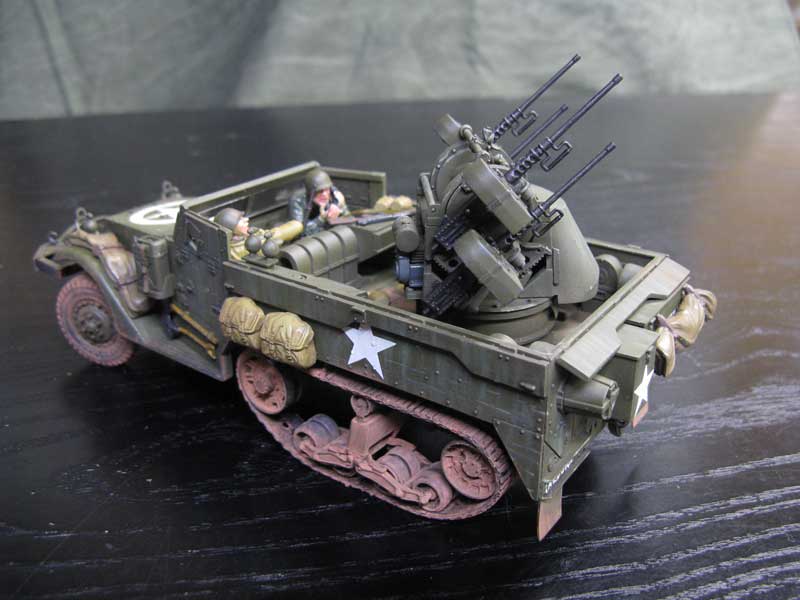M16スカイクリーナー 1/35 #11 完成 - はじめの戦車模型づくり