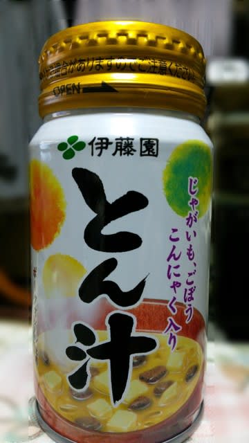 伊藤園缶とん汁