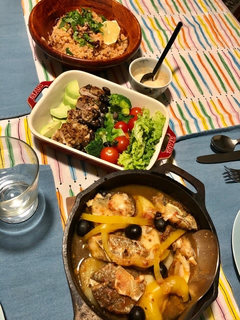モロッコ料理とポルトガル料理にしてみた ぽぽぐち日記