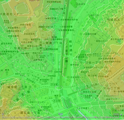 地図遊び 渋谷 東京地形散歩 地図遊び 渋谷 東京地形散歩