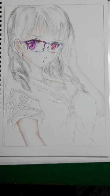 色鉛筆で女子 生イラストを描いてみた ノグブラックの 超色鉛筆 ノグブログ 色鉛筆で女子 生イラストを描いてみた ノグブラックの 超色鉛筆 ノグブログ