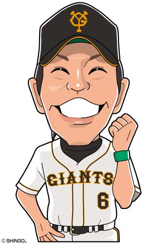 坂本勇人選手の似顔絵 ボブ吉 デビューへの道