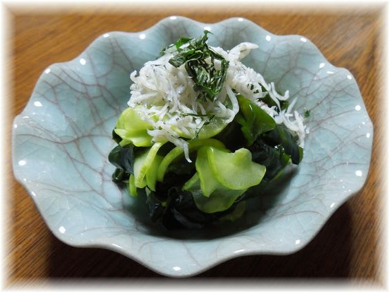 ホワイティ―で酢の物 2013年6月15日
