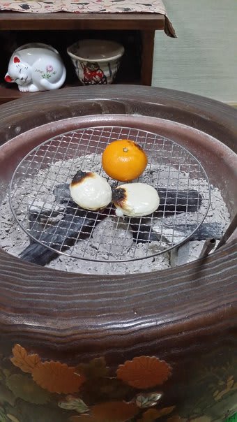 年末年始 火鉢のある生活 雪月花徒然