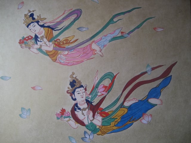五十嵐由家 仏画 373 「飛天」 - 五十嵐由家 GALLERY | minne