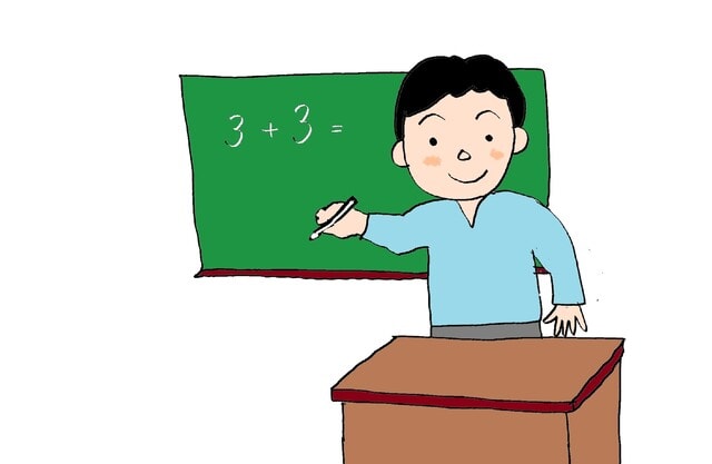 て形 計算してください 指示 １４課 スーザンの日本語教育 手描きイラスト