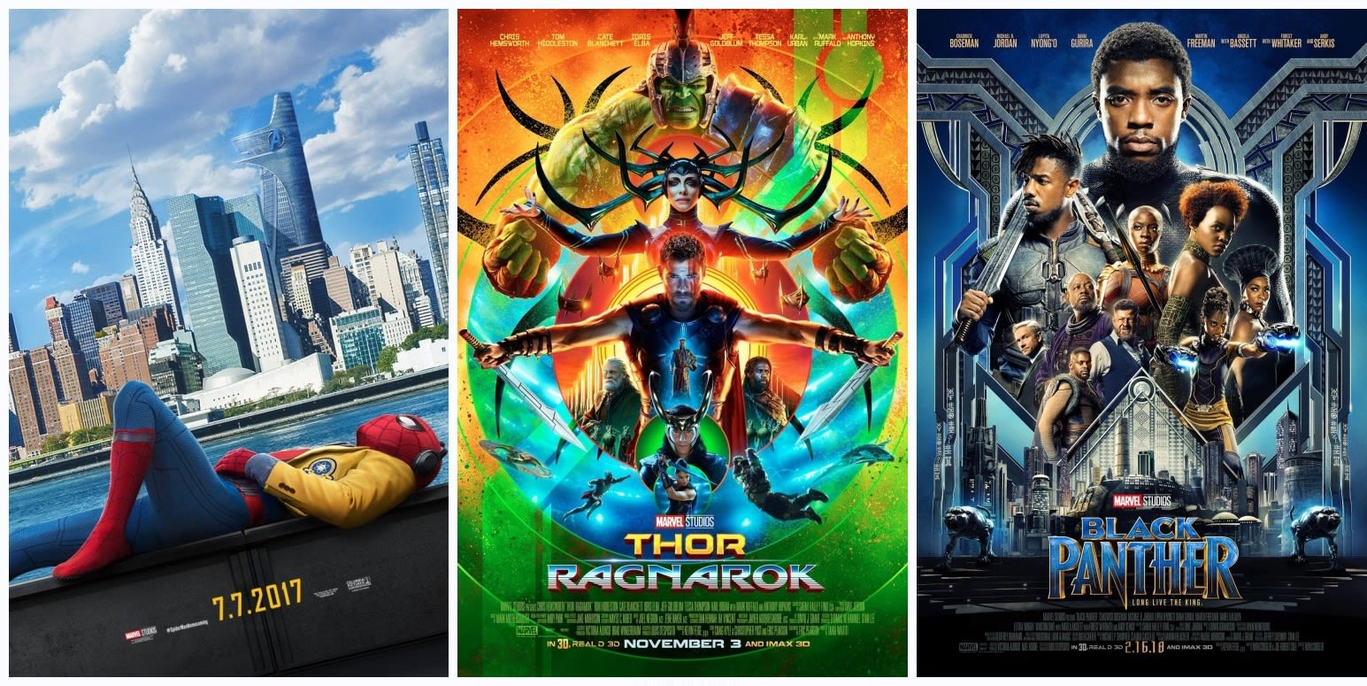 posters of Marvel Cinematic Universe Phase 3 (2/4)