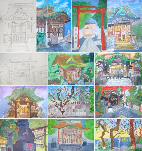 住吉神社を描く - モノ作り・自分作り