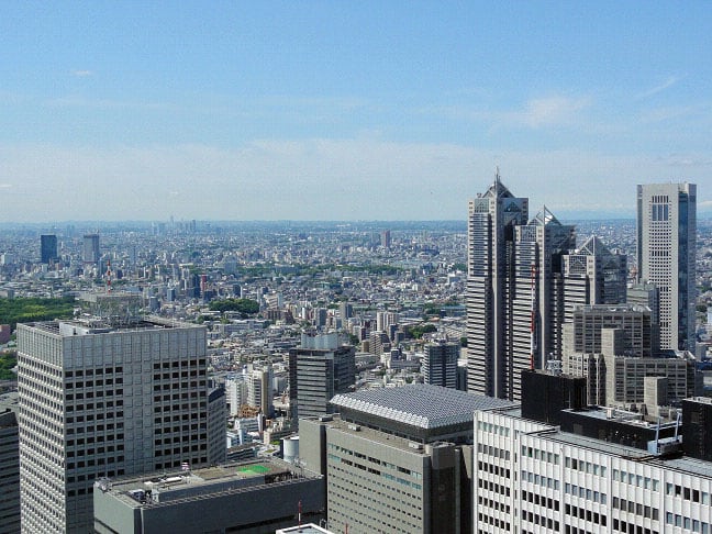 新宿センタービル 展望ロビー 東京絵の具